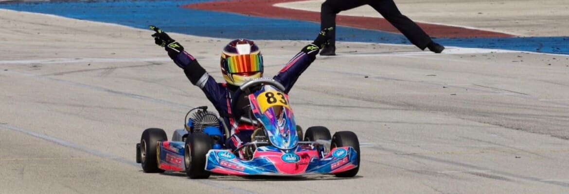 Augustus Toniolo é campeão da etapa de Homestead do SKUSA Winter Series