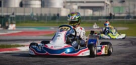 Miguel Costa representa Sauber Karting Team no WSK em Adria