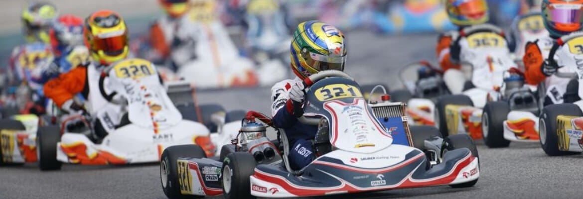 Kart: com apenas 11 anos, Miguel Costa estreia na OK Júnior com top-5 nas baterias do WSK