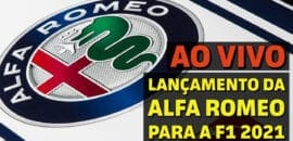 Ao vivo: confira o lançamento do carro da Alfa Romeo para a F1 2021