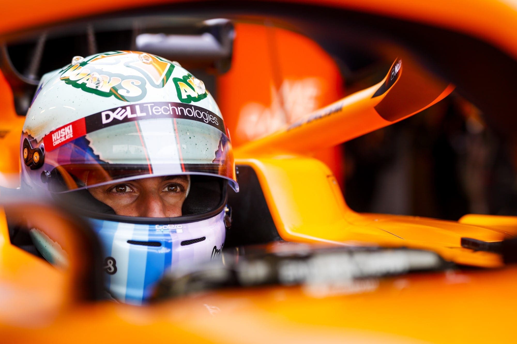 Galeria: primeiras imagens no McLaren MCL35M na pista de Silverstone Daniel Ricciardo, McLaren