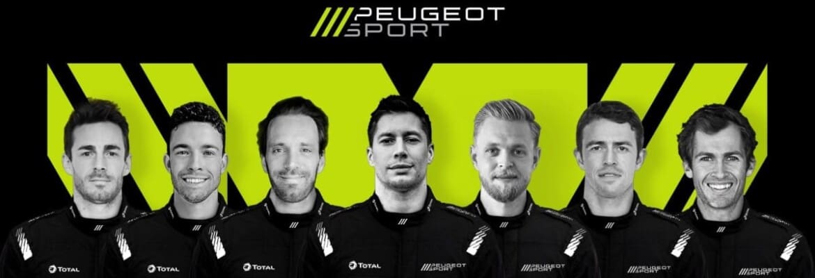Peugeot anuncia sua linha de pilotos para a temporada da WEC