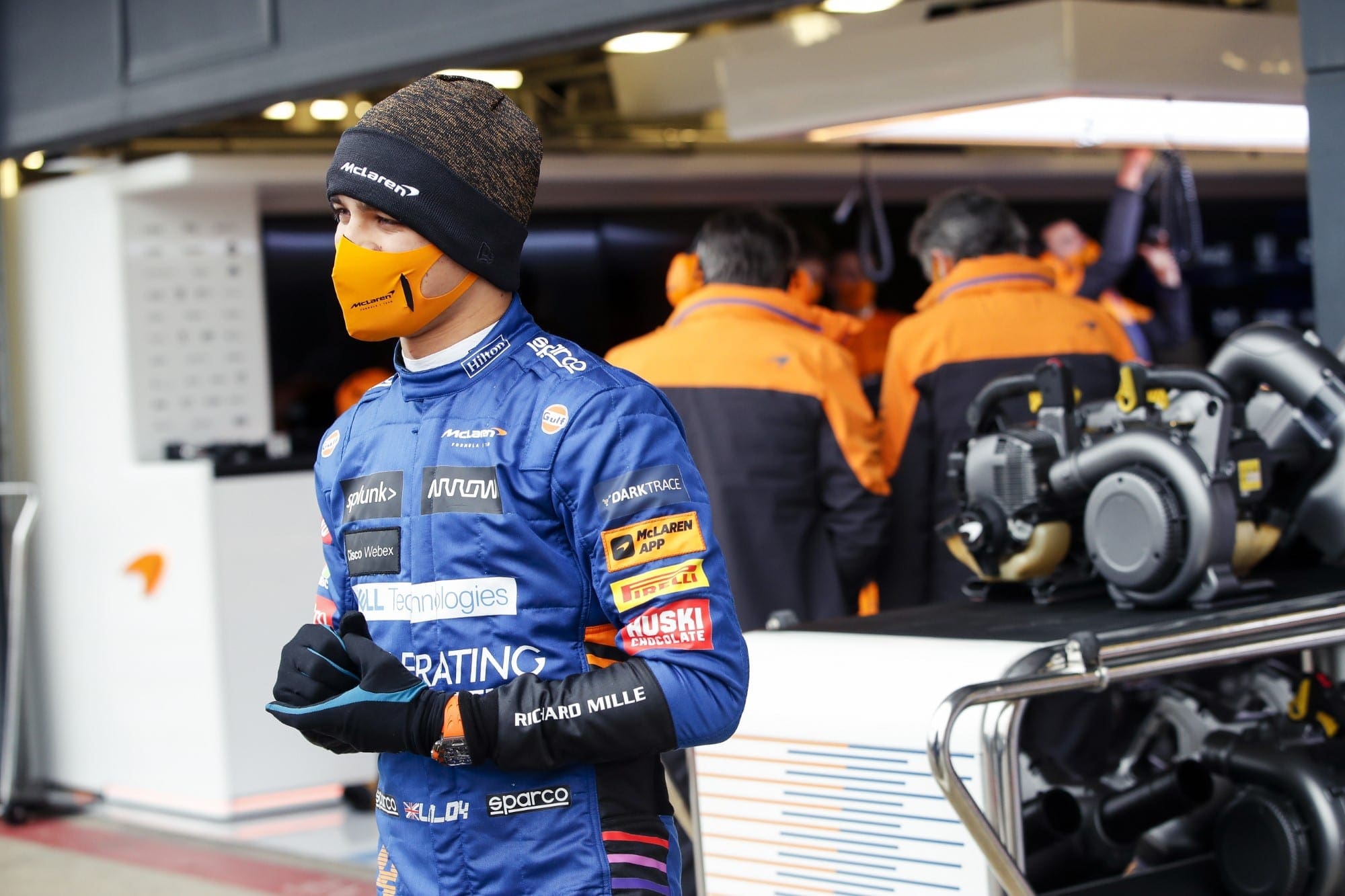 Galeria: primeiras imagens no McLaren MCL35M na pista de Silverstone Lando Norris (McLaren)
