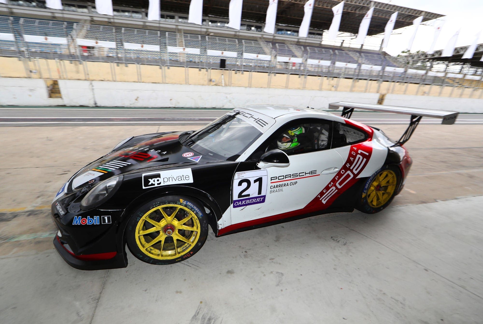 Carro promocional da temporada 2021 Porsche Cup