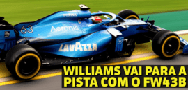 Em Dia: Williams vai para a pista com o FW43B