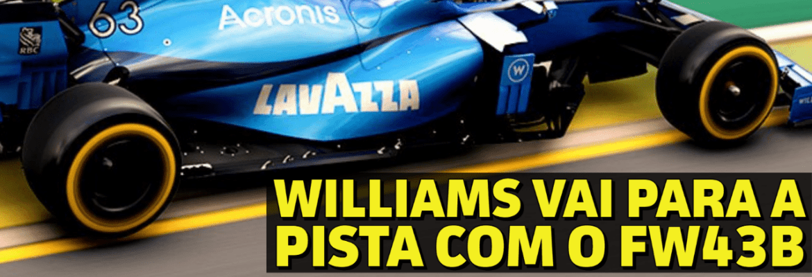 Em Dia: Williams vai para a pista com o FW43B Em Dia: Williams vai para a pista com o FW43B