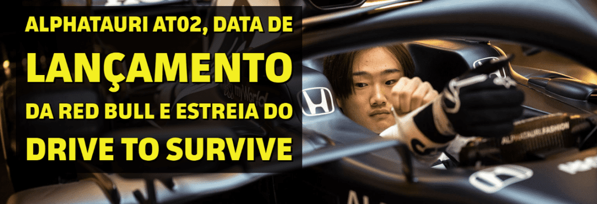 Em Dia: AlphaTauri AT02, data de lançamento da Red Bull e estreia do Drive to Survive Em Dia: AlphaTauri AT02, data de lançamento da Red Bull e estreia do Drive to Survive