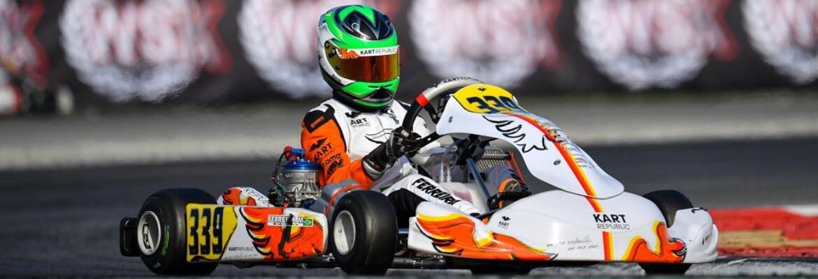 Matheus Ferreira garante pódio para Brasil no WSK em Adria