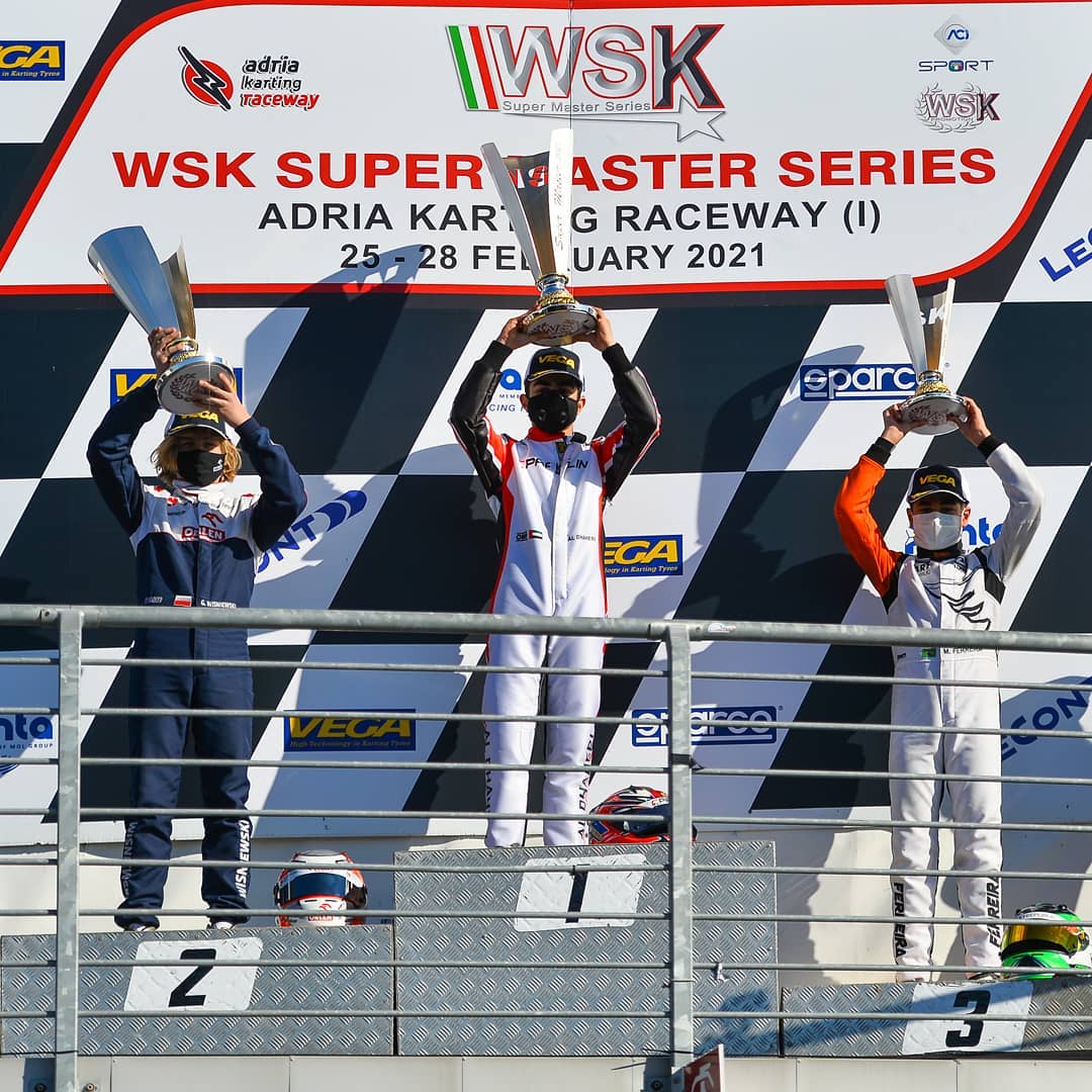 Matheus Ferreira garante pódio para Brasil no WSK em Adria