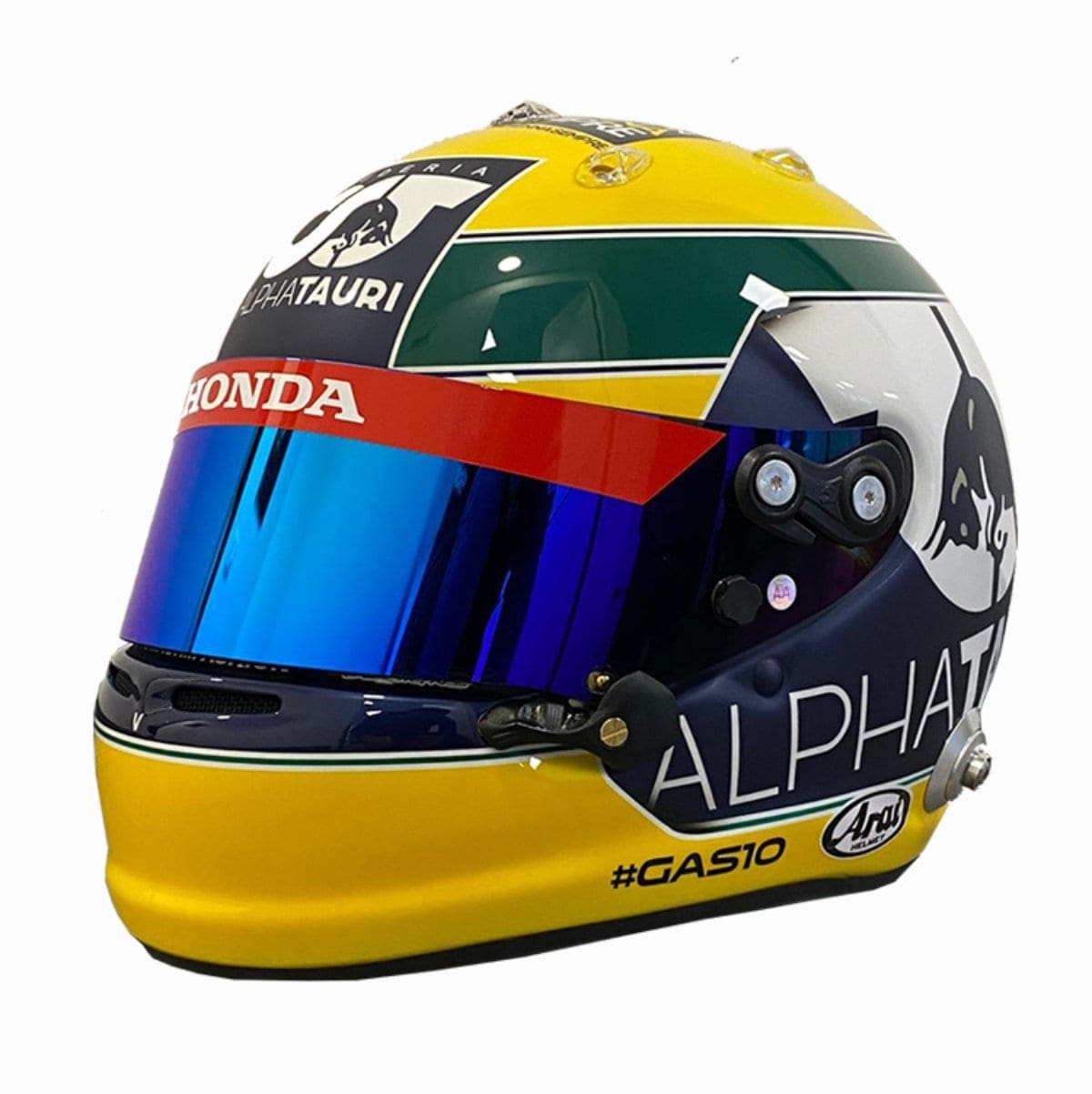 Pierre Gasly lança edição especial de capacete em homenagem a Ayrton Senna Pierre Gasly lança edição especial de capacete em homenagem a Ayrton Senna