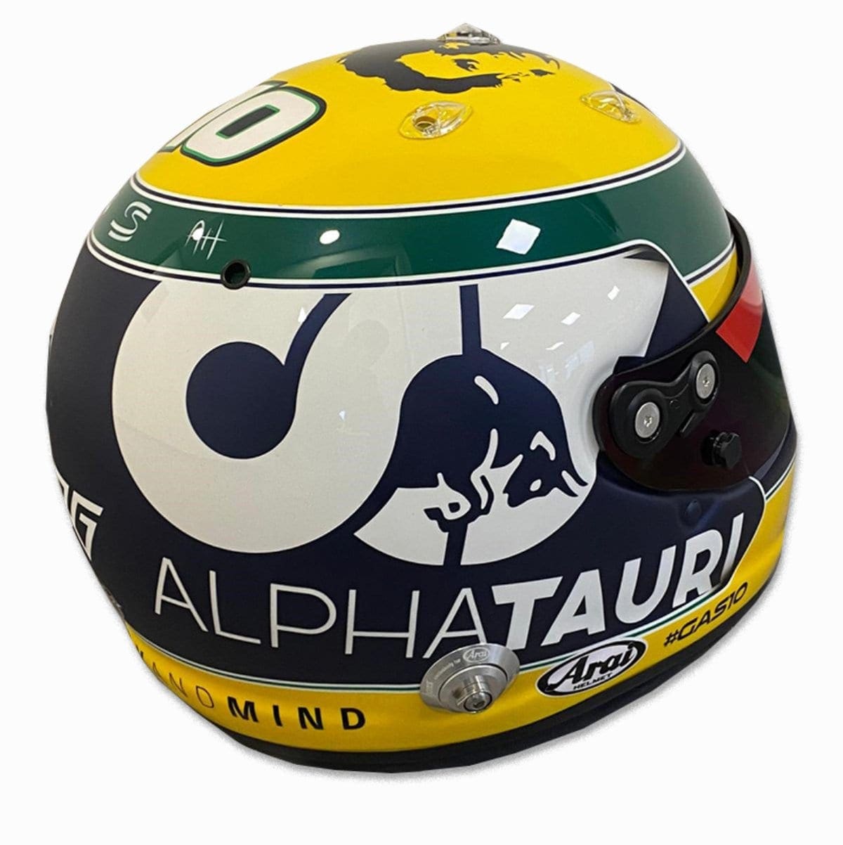 Pierre Gasly lança edição especial de capacete em homenagem a Ayrton Senna Pierre Gasly lança edição especial de capacete em homenagem a Ayrton Senna