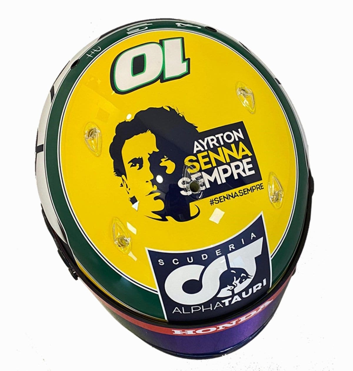 Pierre Gasly lança edição especial de capacete em homenagem a Ayrton Senna Pierre Gasly lança edição especial de capacete em homenagem a Ayrton Senna