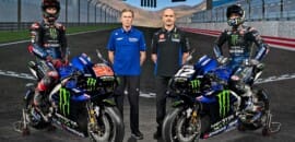 Sem mudanças, Yamaha apresenta pintura para temporada 2021 da MotoGP