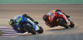 Joan Mir (Suzuki) e Marc Márquez (Honda) - Teste Catar MotoGP 2020
