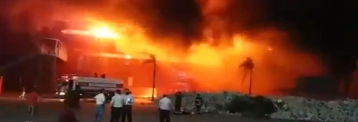Incêndio destrói prédio dos boxes do autódromo de Termas de Rio Hondo