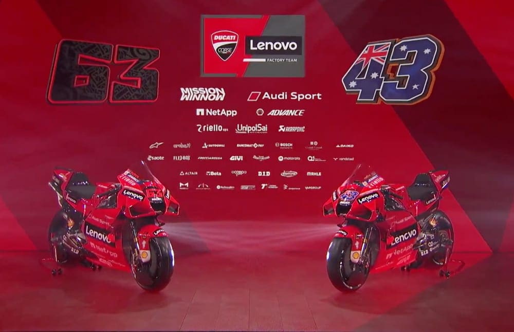 Ducati pintura 2021 MotoGP