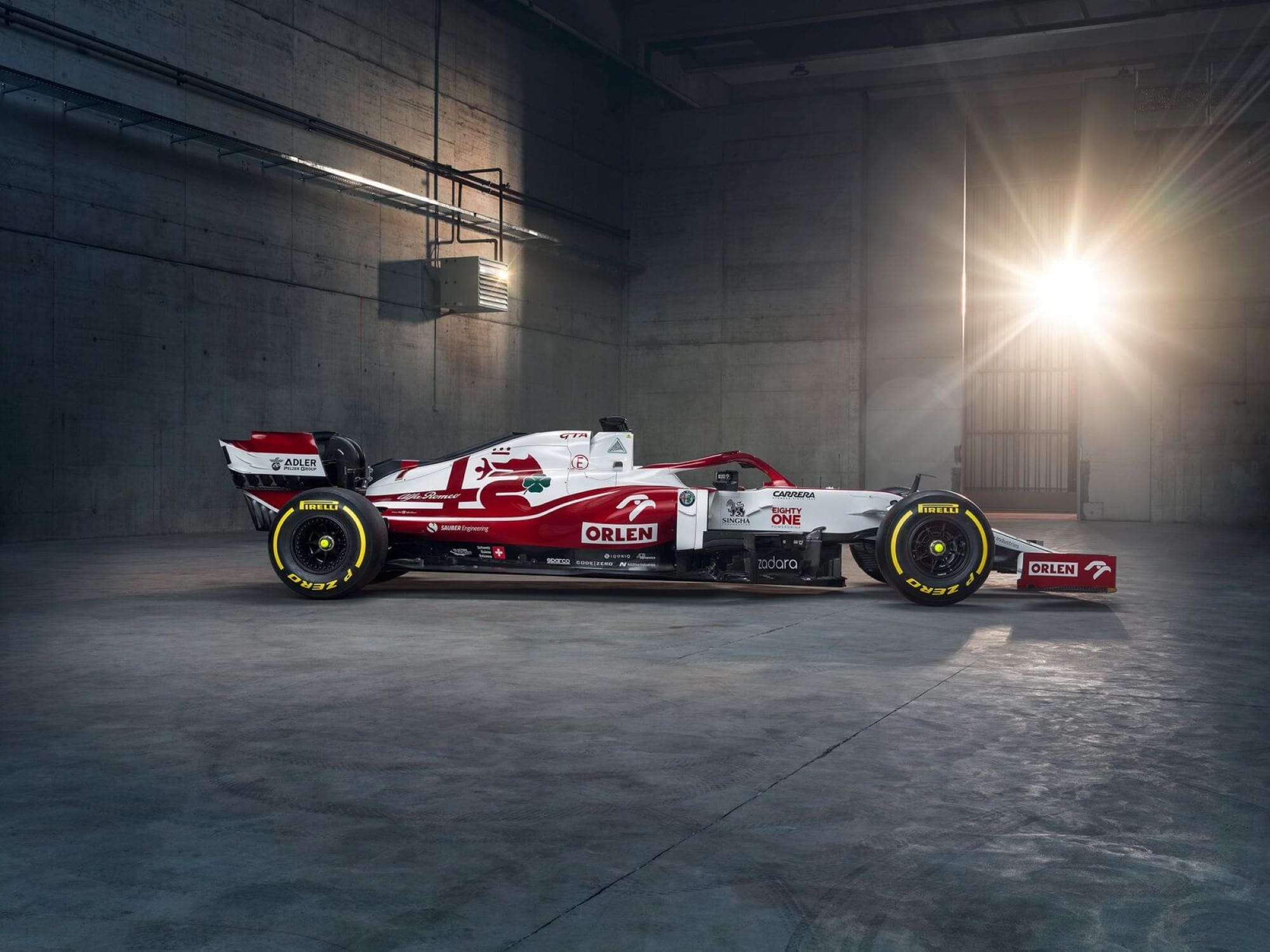 Confira as imagens do Alfa Romeo C41 para a F1 2021 Alfa Romeo C41