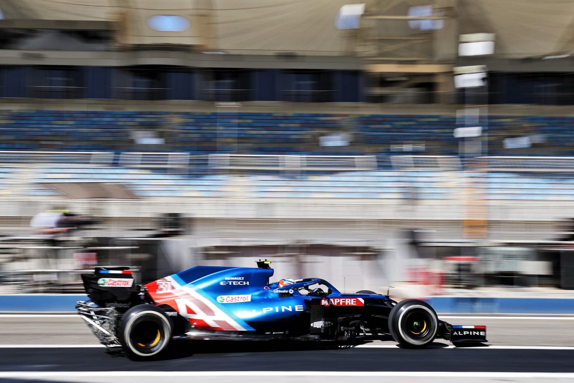 Confira as imagens do último dia de testes da F1 no Bahrein Esteban Ocon (Alpine) F1 2021 Bahrein