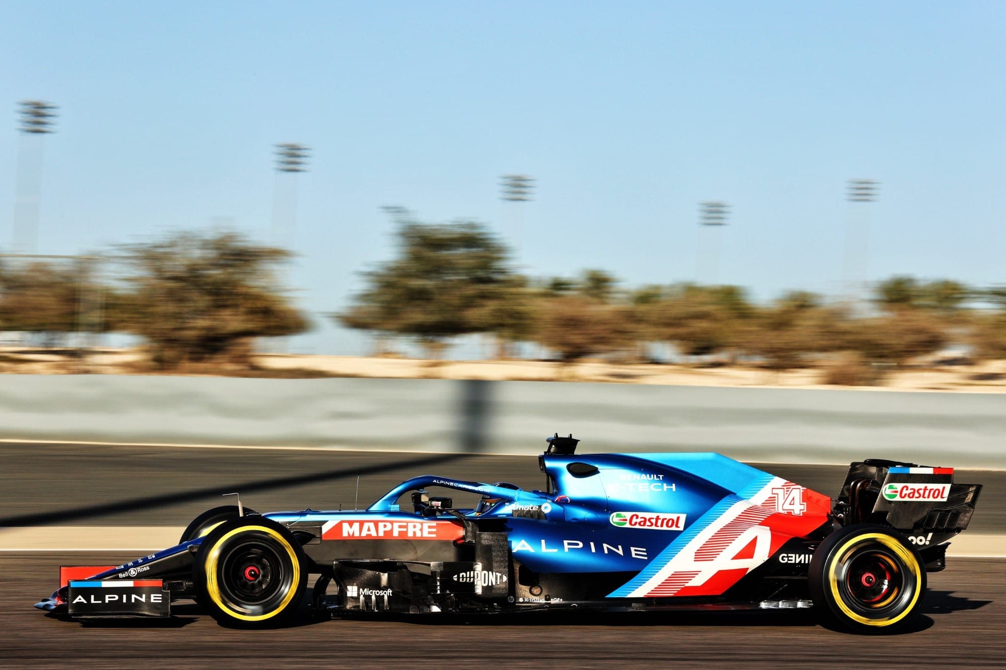 Confira as imagens do último dia de testes da F1 no Bahrein Fernando Alonso (Alpine) F1 2021 Bahrein