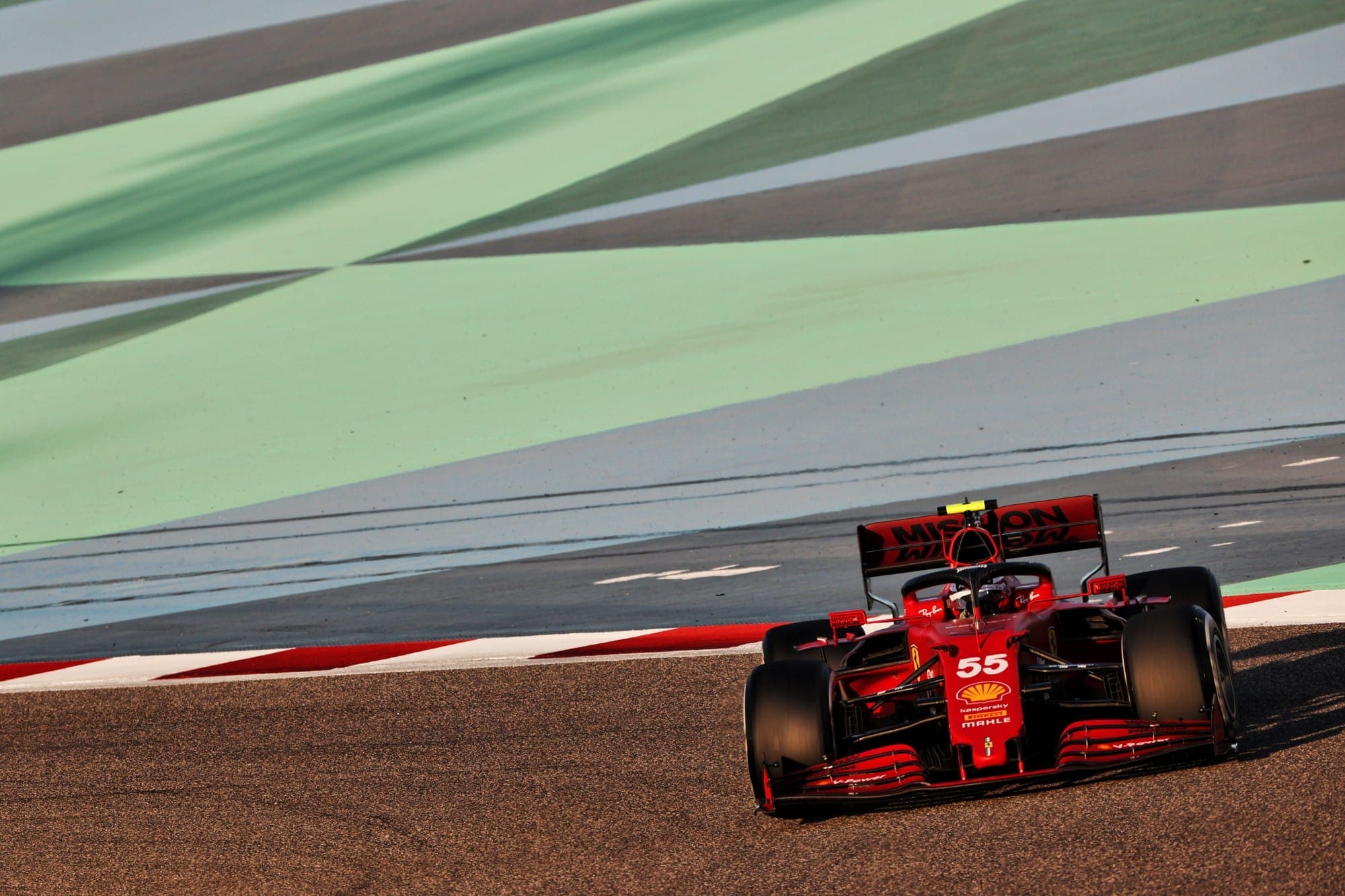 Confira as imagens do último dia de testes da F1 no Bahrein Carlos Sainz (Ferrari) F1 2021 Bahrein