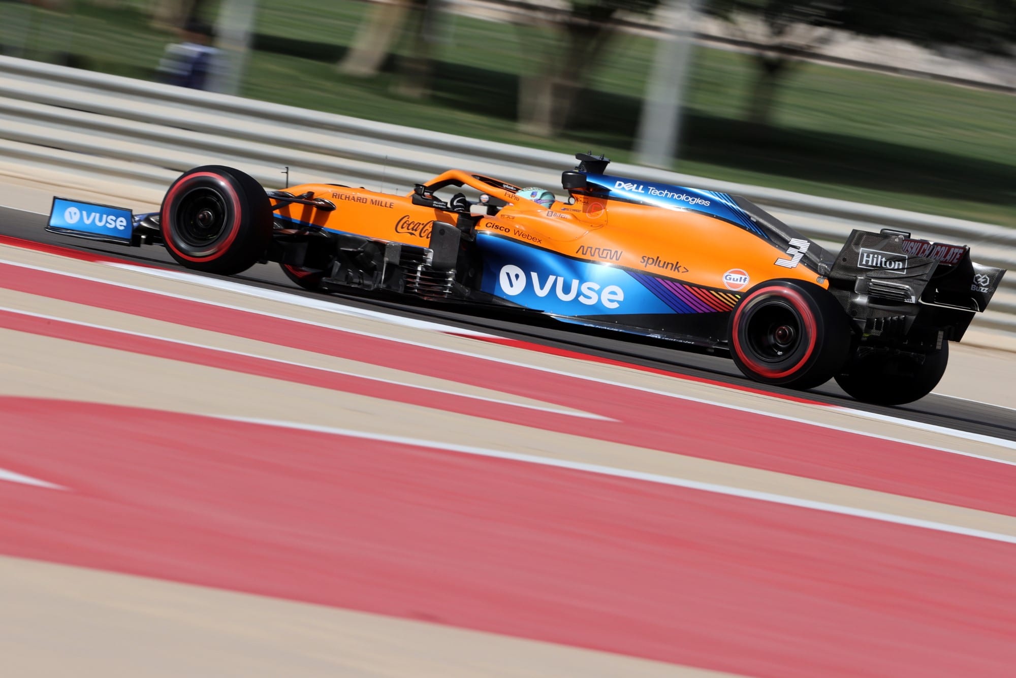 Daniel Ricciardo (McLaren) Grande Prêmio do Bahrein F1 2021