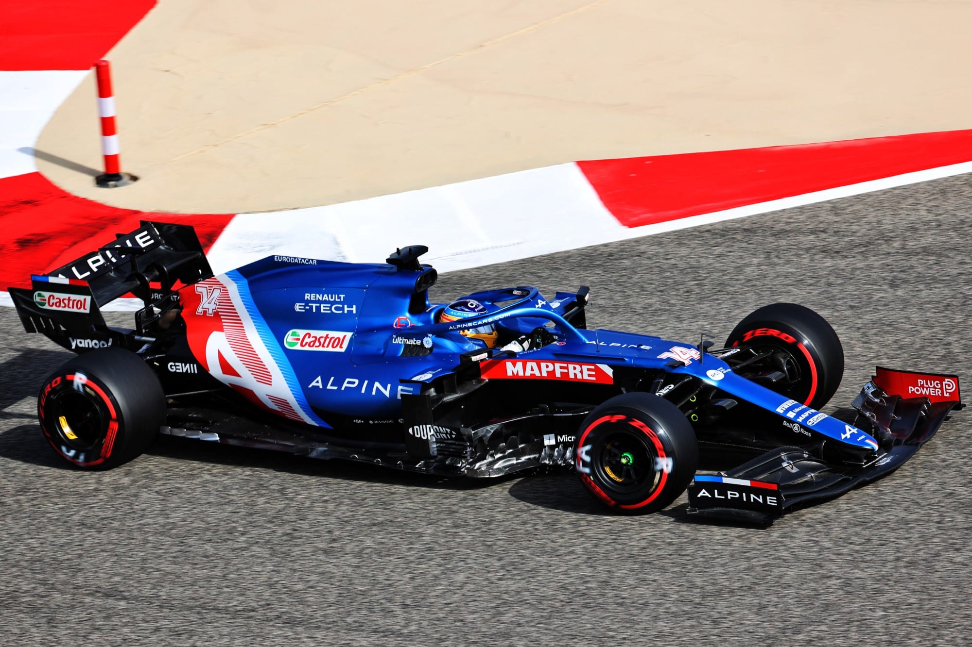 Fernando Alonso (Alpine F1) Grande Prêmio do Bahrein F1 2021