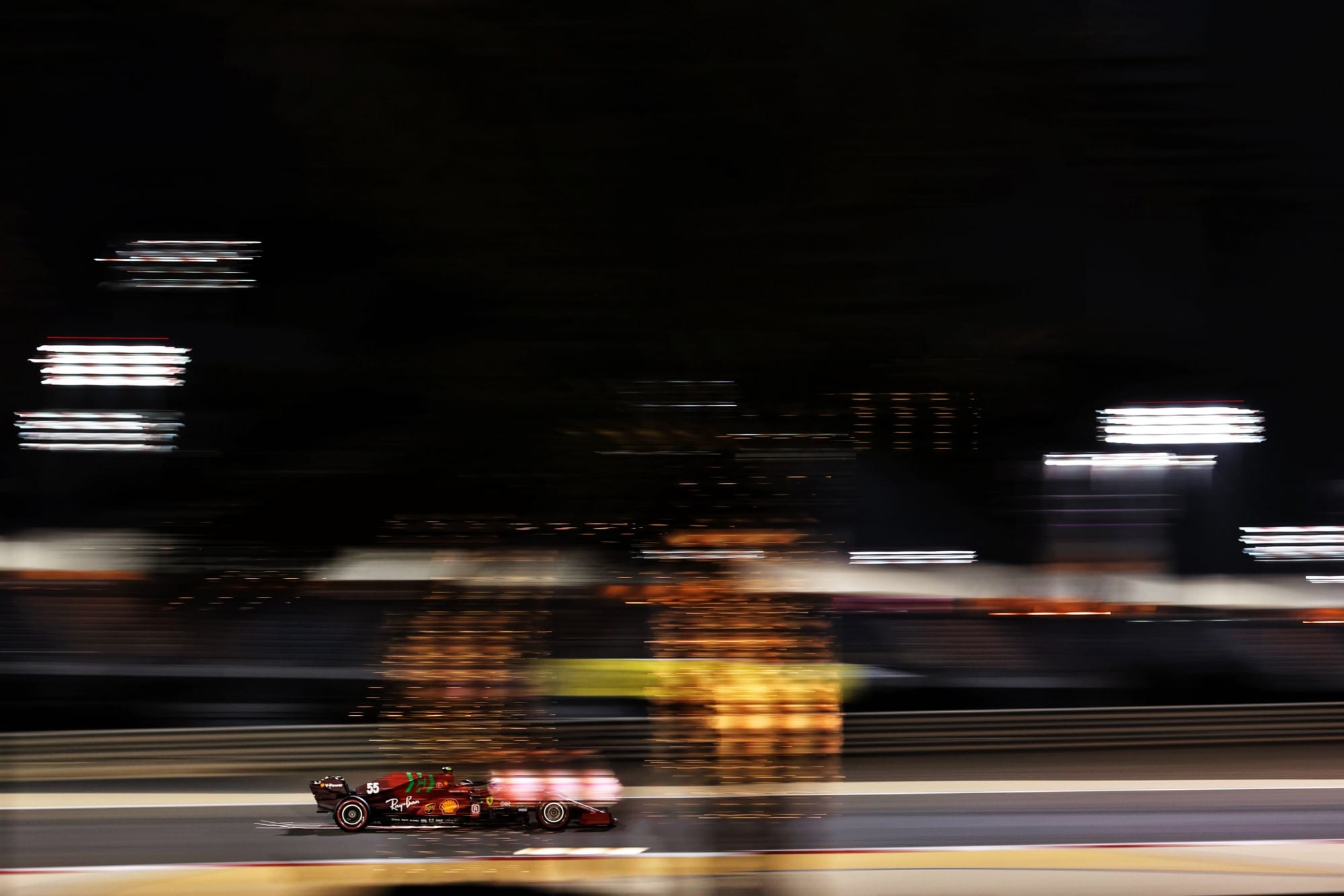Galeria: confiras as imagens deste sábado da F1 no Bahrein Carlos Sainz (Ferrari) GP do Bahrein de F1 2021