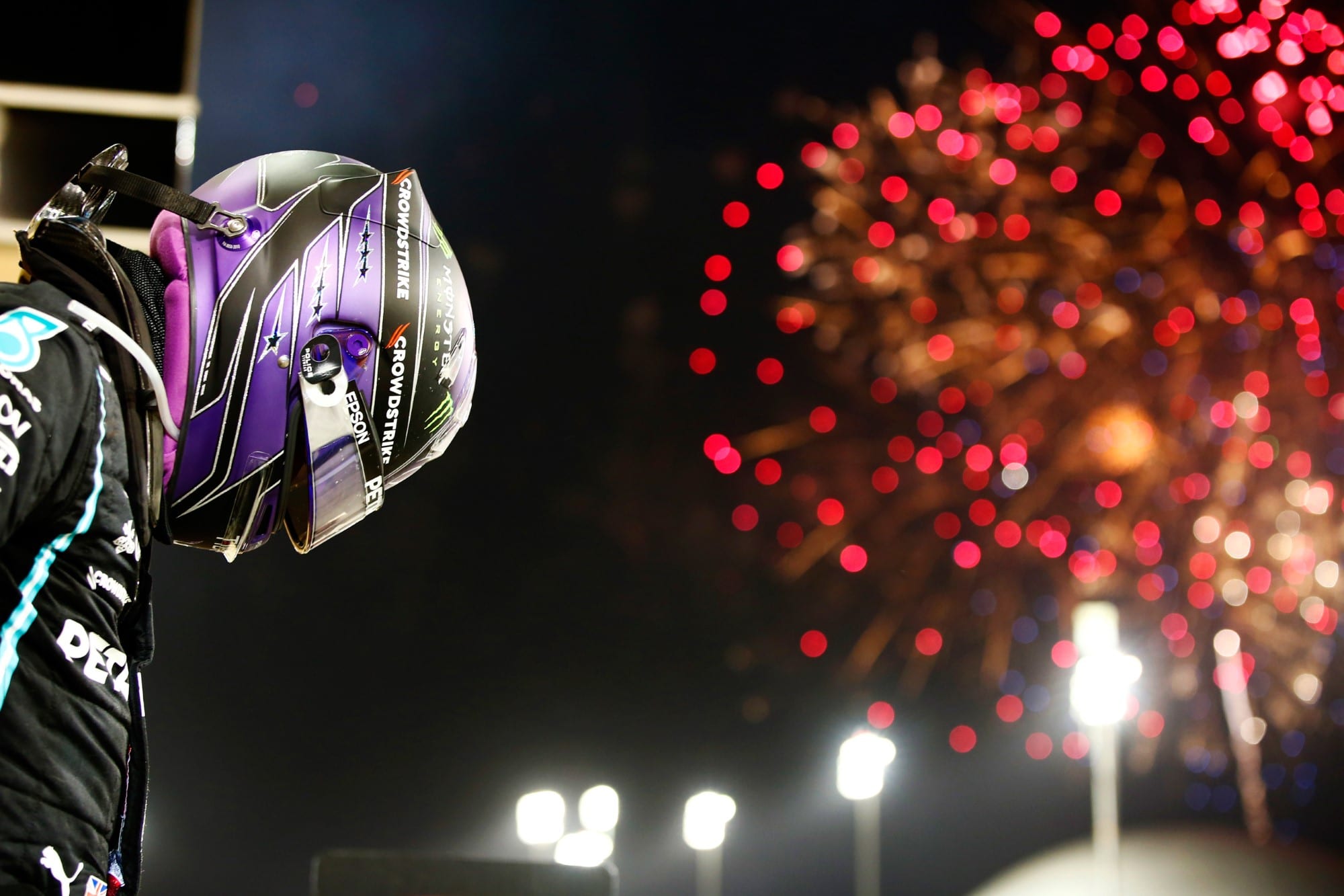 Galeria: confira as imagens do Grande Prêmio do Bahrein de F1 Lewis Hamilton (Mercedes) Pódio - GP do Bahrein F1 2021