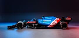 Alpine exibe A521 “vestido” de azul para a temporada da F1