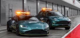 Aston Martin exibe novos Safety Car e Medical Car da F1
