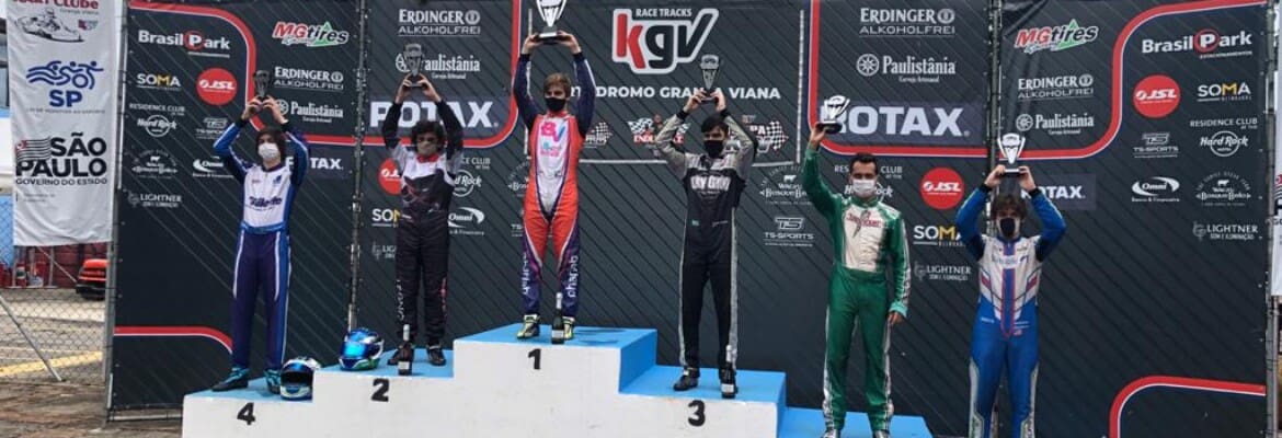 Lucca Zucchini vence na 2ª etapa da Copa SP de Kart e mantém liderança do campeonato