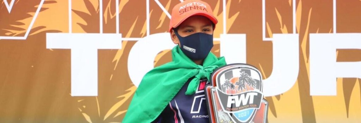Brasil campeão nos EUA: Augustus Toniolo conquista título do Florida Winter Tour e homenageia Senna