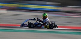 Revelação no kartismo mundial, Miguel Costa disputa penúltima etapa do WSK Super Master em Sarno