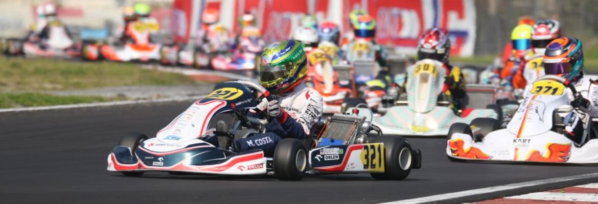 Miguel Costa brilha com terceiro lugar na Pré-Final do WSK Super Master Series em Sarno