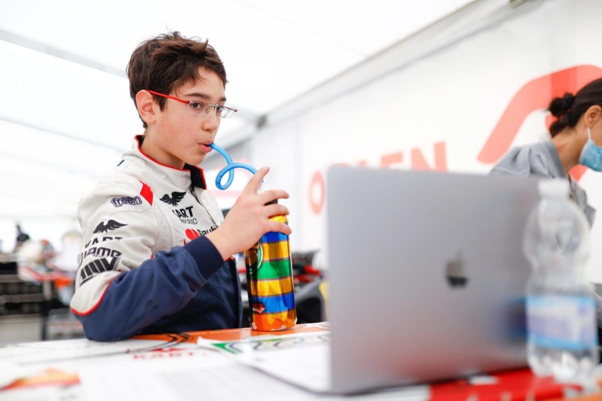 WSK: Miguel Costa ultrapassa dez karts na Final da categoria OK Júnior em recuperação impressionante