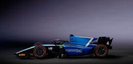 F2: UNI-Virtuosi mostra layout do carro de Drugovich