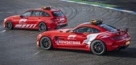 F1: confira as imagens do Safety Car e Medical Car da Mercedes