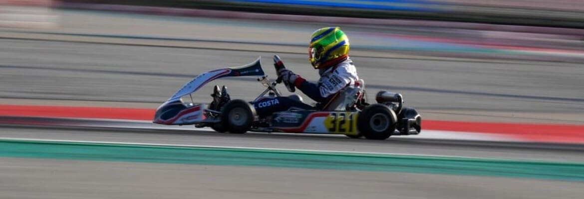WSK: Miguel Costa ultrapassa dez karts na Final da categoria OK Júnior em recuperação impressionante