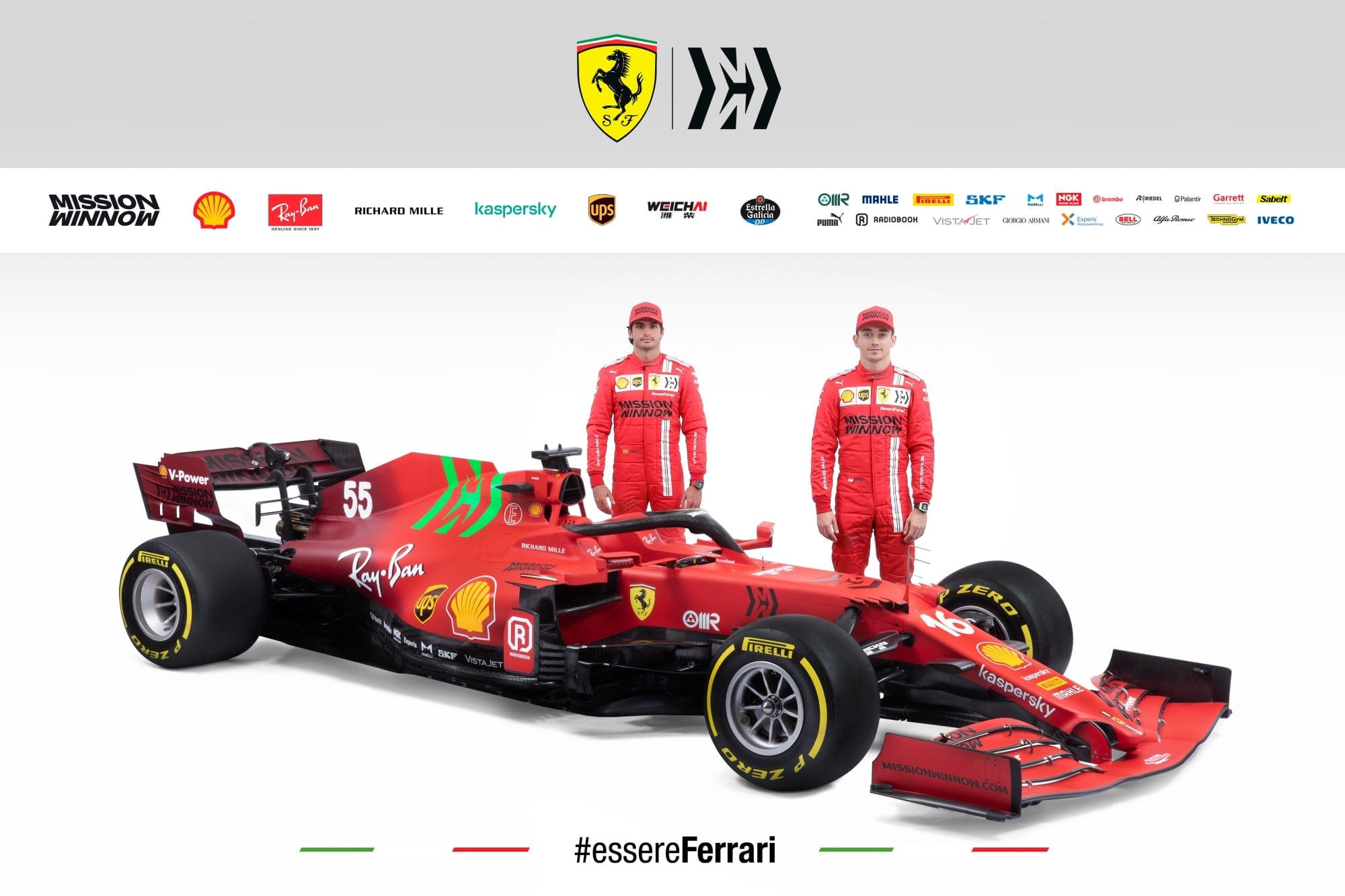Confira as imagens do Ferrari SF21 para a F1 2021 Ferrari SF21