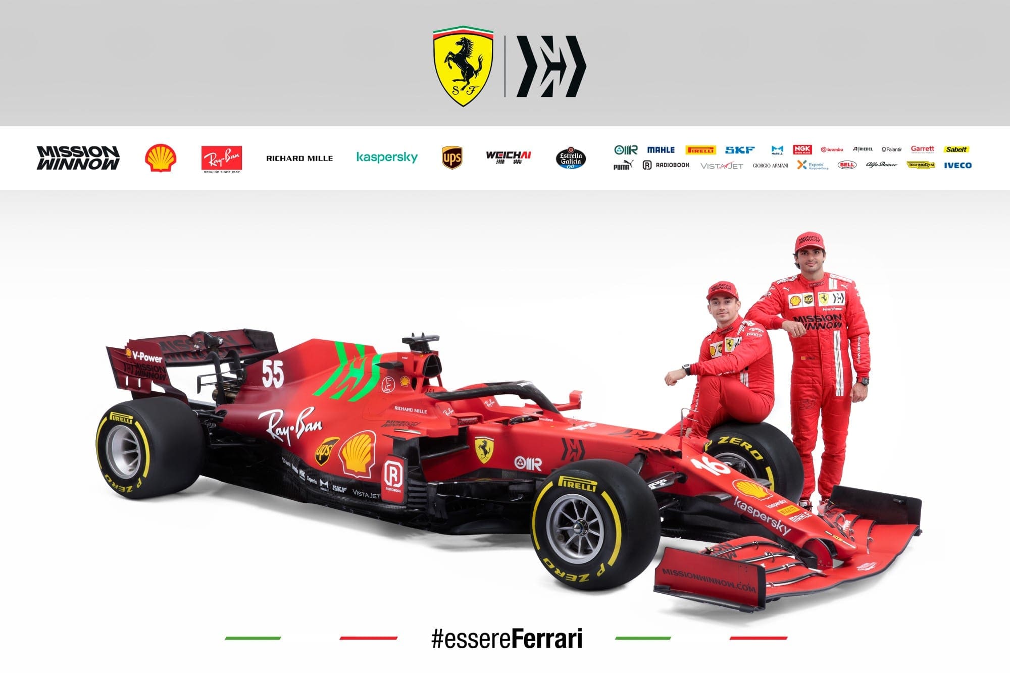 Confira as imagens do Ferrari SF21 para a F1 2021 Ferrari SF21