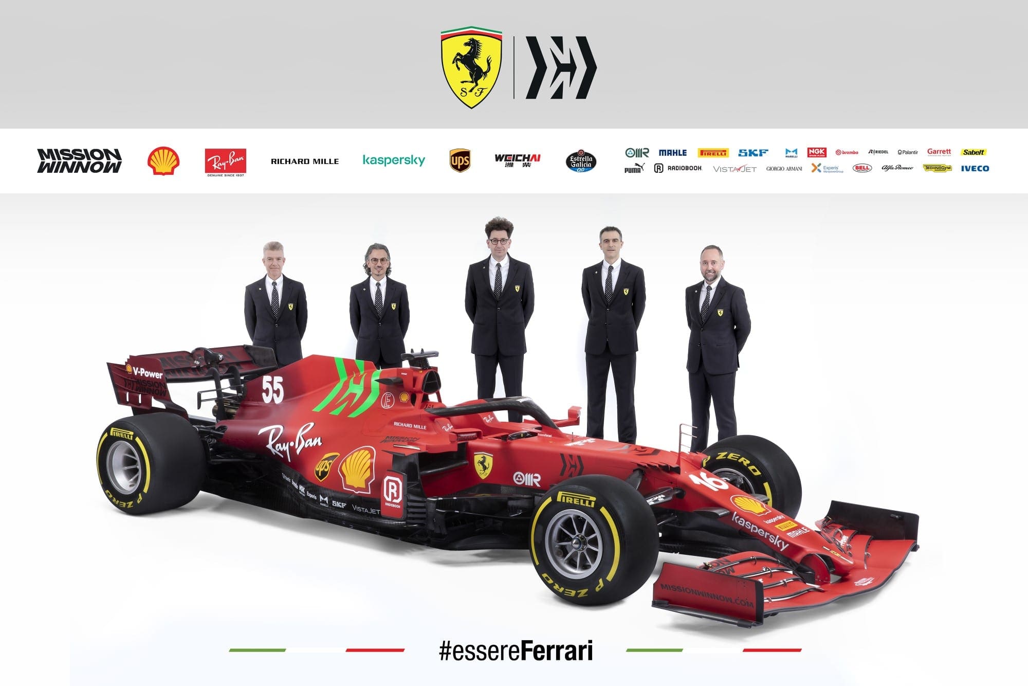 Confira as imagens do Ferrari SF21 para a F1 2021 Ferrari SF21