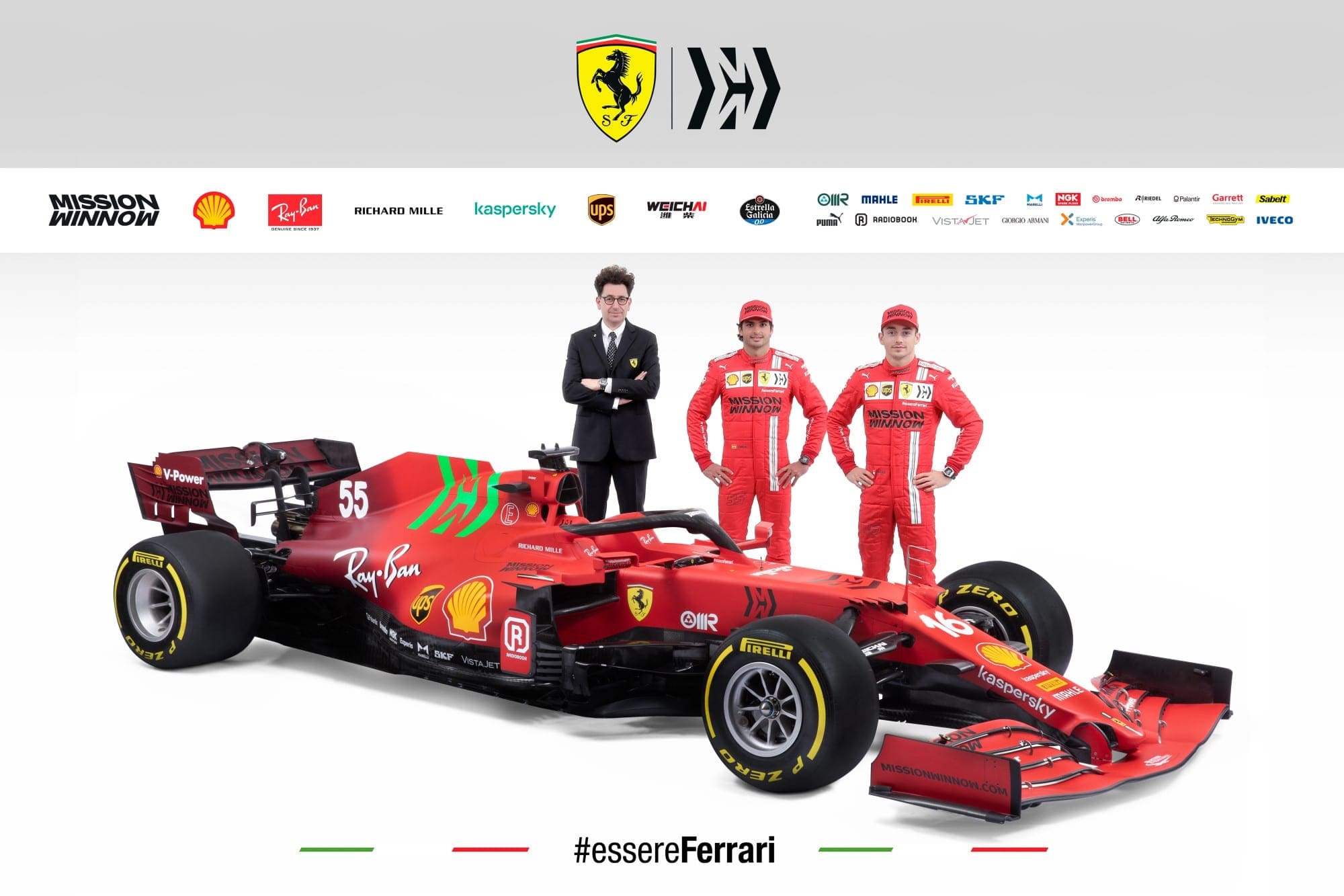 Confira as imagens do Ferrari SF21 para a F1 2021 Ferrari SF21