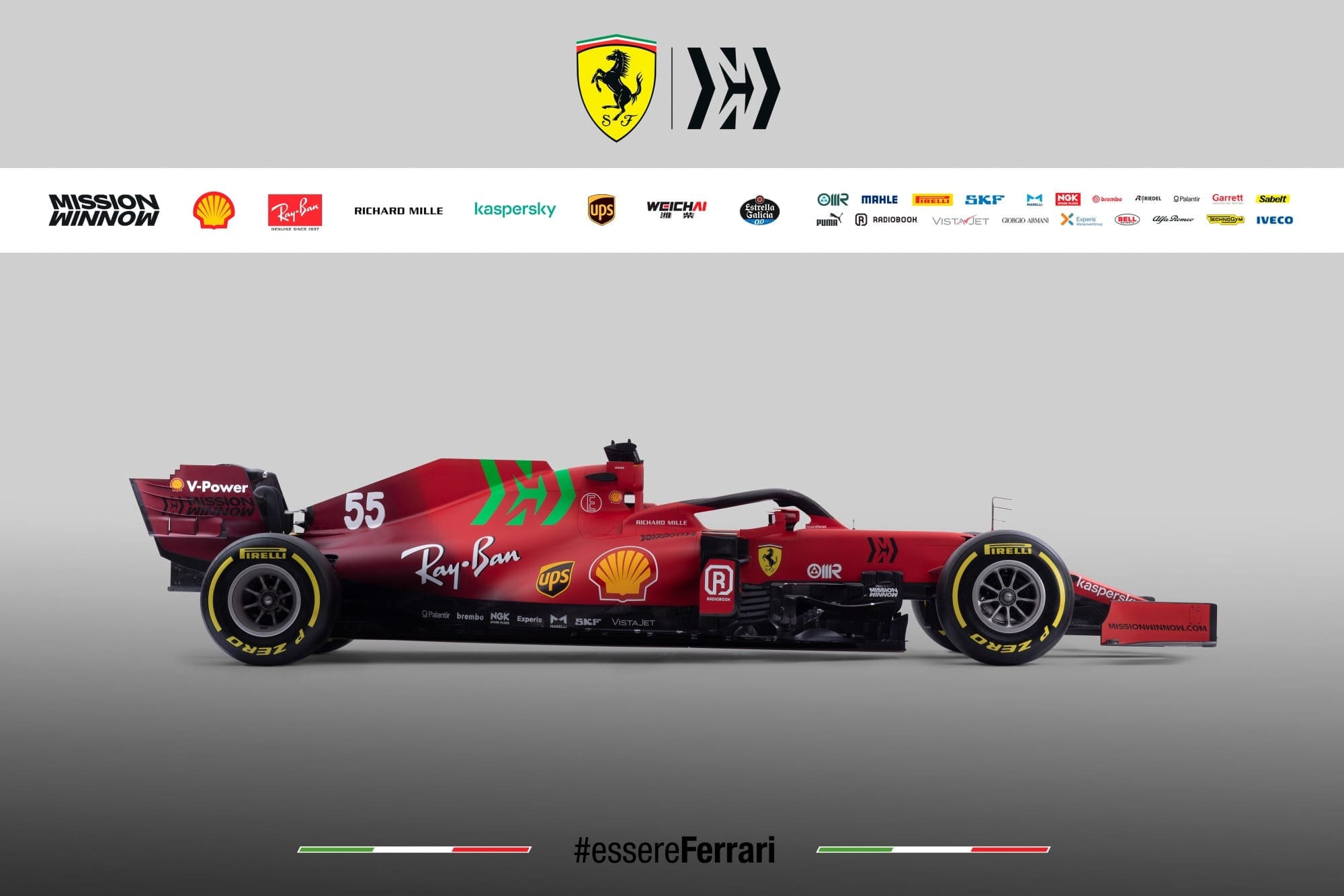 Confira as imagens do Ferrari SF21 para a F1 2021 Ferrari SF21