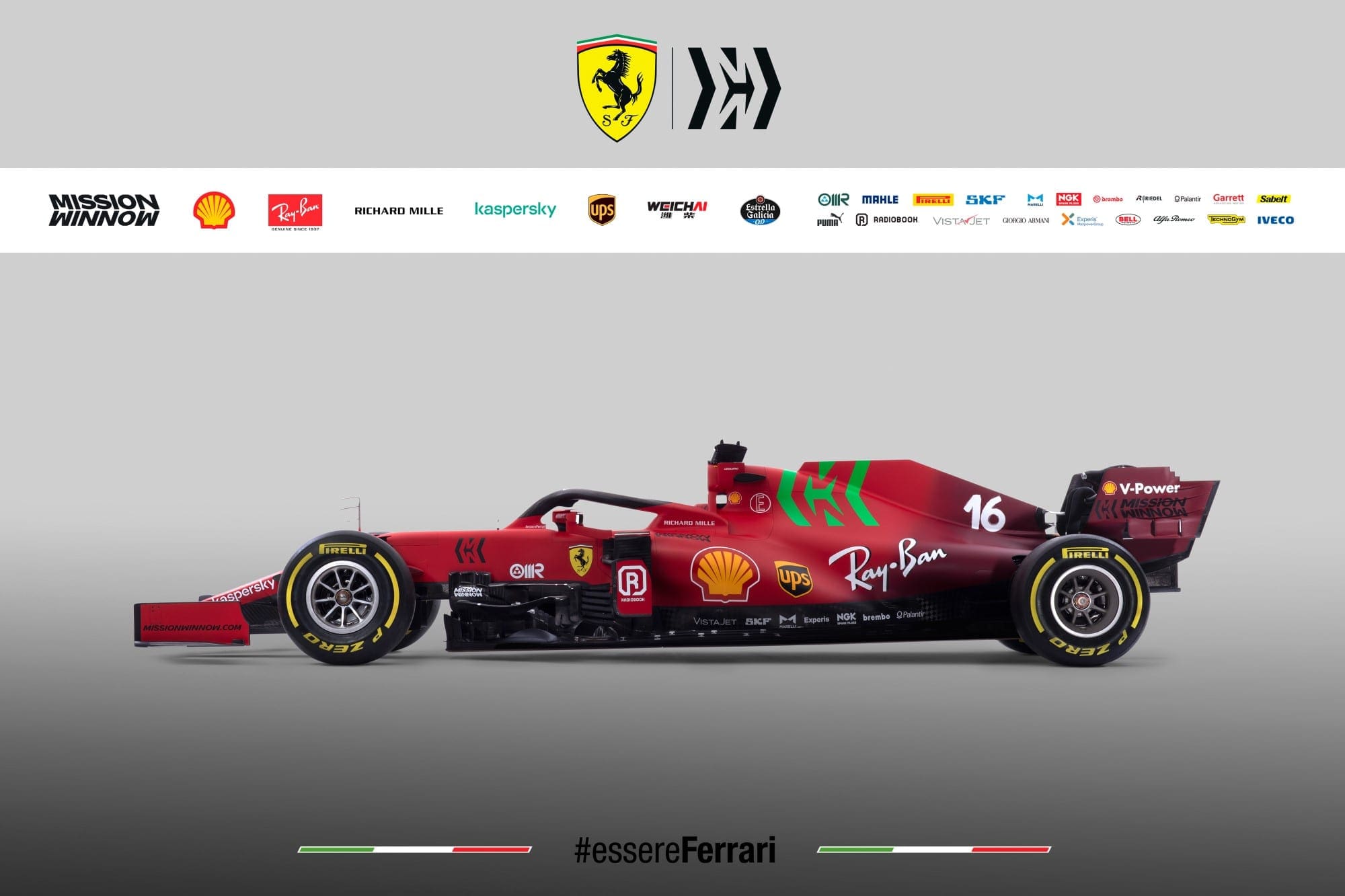 Confira as imagens do Ferrari SF21 para a F1 2021 Ferrari SF21