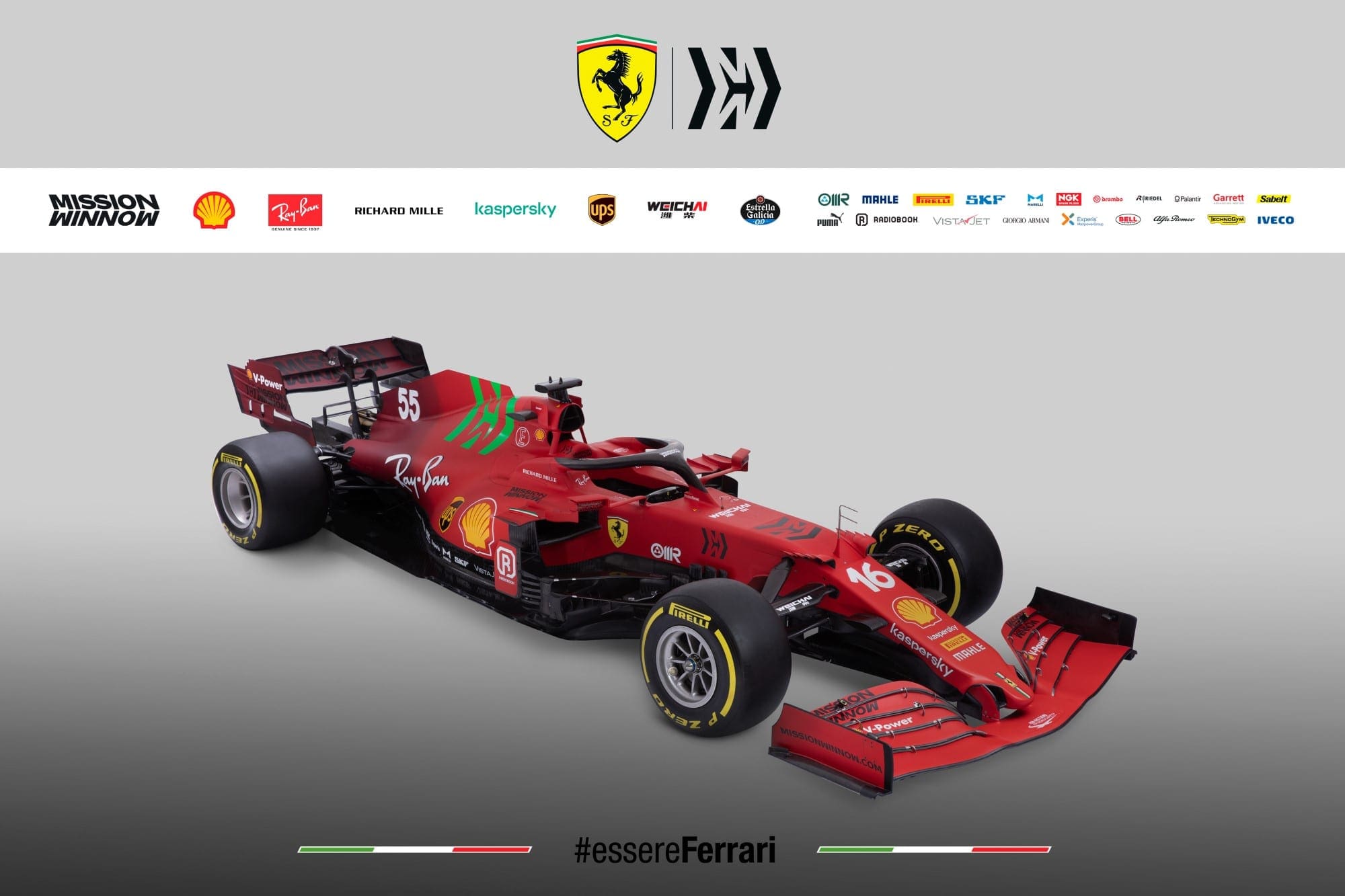 Confira as imagens do Ferrari SF21 para a F1 2021 Ferrari SF21