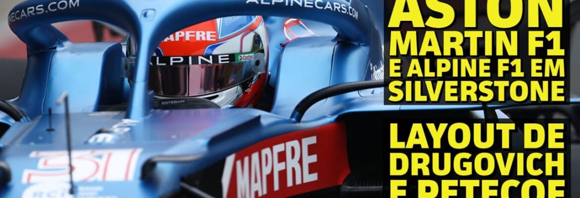Em Dia: Aston Martin F1 AMR21, Alpine F1 em Silverstone e o layout de Drugovich e Petecof na F2 Em Dia: Aston Martin F1 AMR21, Alpine F1 em Silverstone e o layout de Drugovich e Petecof na F2