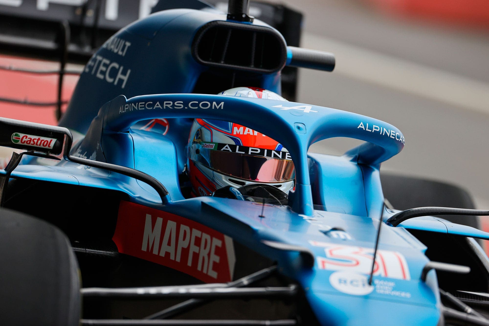 Esteban Ocon (Alpine F1 A521) Silverstone