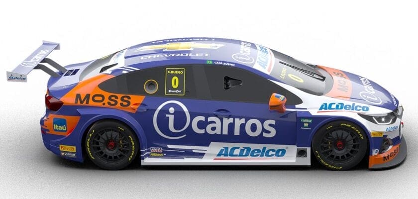 Cacá Bueno renova com iCarros-ACDelco Crown Racing e disputa sua 20ª temporada seguida na Stock Car
