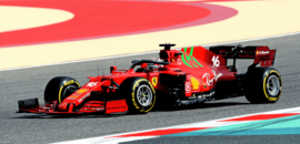 Ferrari F1 SF21 faz sua estreia no Bahrein