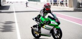 Toba bate concorrência no Catar e lidera primeira sexta do ano na Moto3